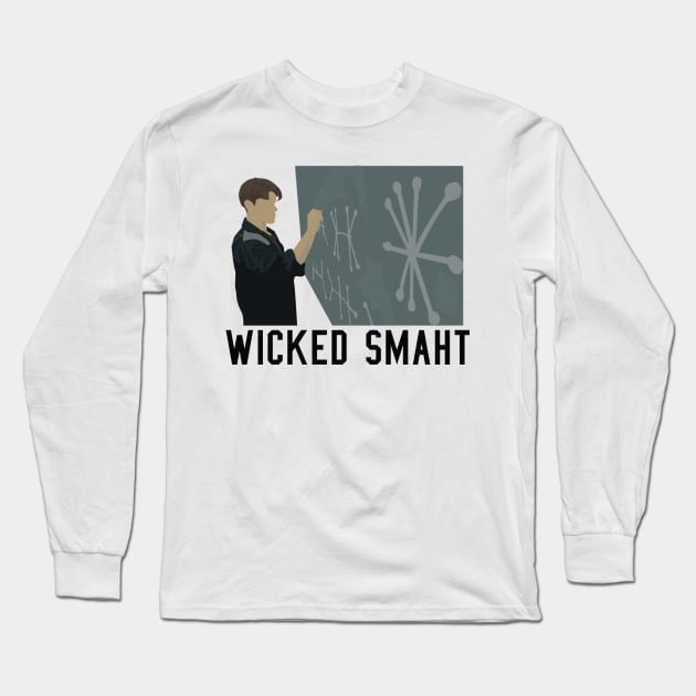 Wicked Smaht Long Sleeve T-Shirt by mariansar